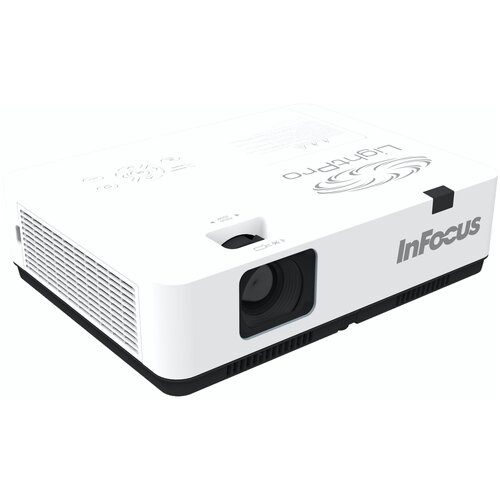 Проектор INFOCUS [IN1004] 3LCD, 3100 lm, XGA, 1.481.78:1, 2000:1, (Full 3D), 3.5mm in, Composite video, VGA IN, HDMI IN, USB b, лампа 20000ч.(ECO mode), RS232, 31дБ, 3,1 кг