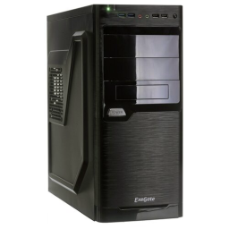 Корпус Mid-Tower ExeGate XP-330U-XP450 черный [0.5 мм, БП 450 Вт] [EX272728RUS]