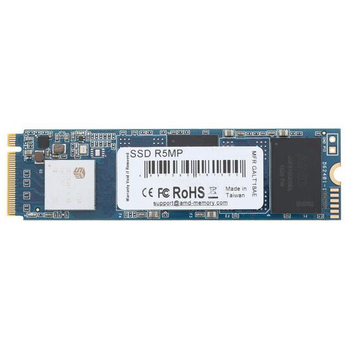 Накопитель M.2 2280 240GB AMD Radeon R5 Client SSD R5MP240G8 PCIe Gen3x4 with NVMe, 2030/1120, IOPS 200/206K, 3D NAND TLC, RTL