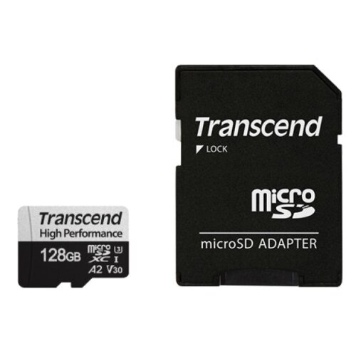 Карта памяти Transcend 128GB SD Card UHS-I U3 A2 V30