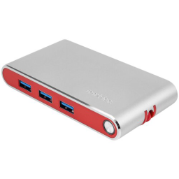 USB Type-C Хаб Rombica Type-C Hermes. Цвет: красный. Rombica Type-C Hermes - Red