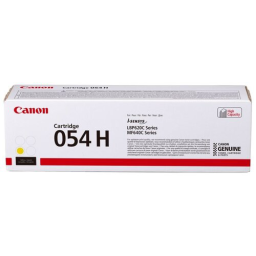 Картридж лазерный Canon 054 H Y 3025C002 желтый (2300стр.)