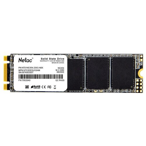 Накопитель SSD Netac SATA III 256Gb NT01N535N-256G-N8X N535N M.2 2280