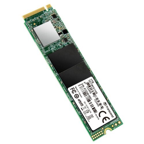 Твердотельный накопитель Transcend MTE110, M.2 (80 мм) NVMe 1.3 PCIe Gen3 x4, 3D NAND TLC, 1 Tб