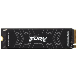 SSD M.2 Kingston 1000Gb Fury Renegade <SFYRS/1000G> (PCI-E 4.0 x4, up to 7300/6000Mbs, 1000000 IOPS, 3D TLC, NVMe, 1000TBW, Phison E18, 22х80mm, LP graphen heatsink)