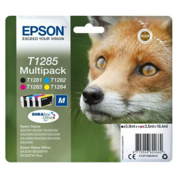 Картридж струйный Epson T1285 C13T12854012 4цв. набор для Epson S22/SX125