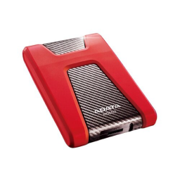 Жесткий диск внешний HDD ADATA USB3.1 1TB DashDrive HD650 Red