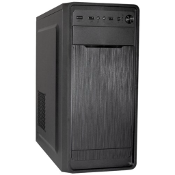 Корпус Miditower ExeGate XP-332-450W-12 (ATX, БП XP450 с вент. 12см, 2*USB, аудио, черный)