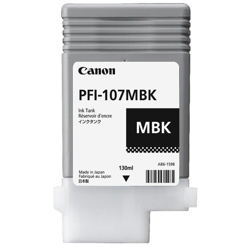 Картридж струйный Canon PFI-107MBK 6704B001 черный матовый для Canon iP F680/685/780/785