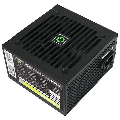 Блок питания GameMax ECO Gamer GE-500 500 Вт [ATX vATX 12V 2.31, APFC, 120 x 120 мм fan, 4+4 pin CPU, 6+2 pin PCI-E, 4 SATA]