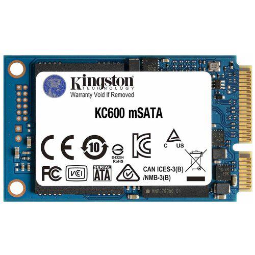 SSD mSATA Kingston 512Gb KC600 Series <SKC600MS/512G>