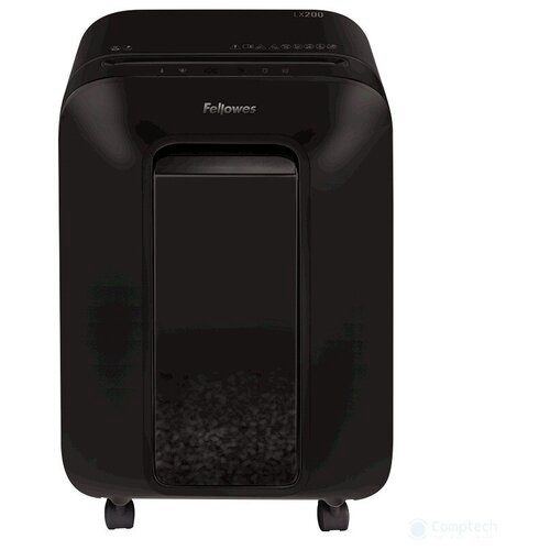 Шредер Fellowes PowerShred LX200 черный (секр.P-4)