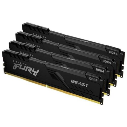 Оперативная память 32Gb DDR4 2666MHz Kingston Fury Beast (KF426C16BBK4/32) (4x8Gb KIT)