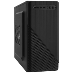 Корпус Minitower ExeGate BAA-103 Black, mATX, <без БП>, 2*USB, Audio