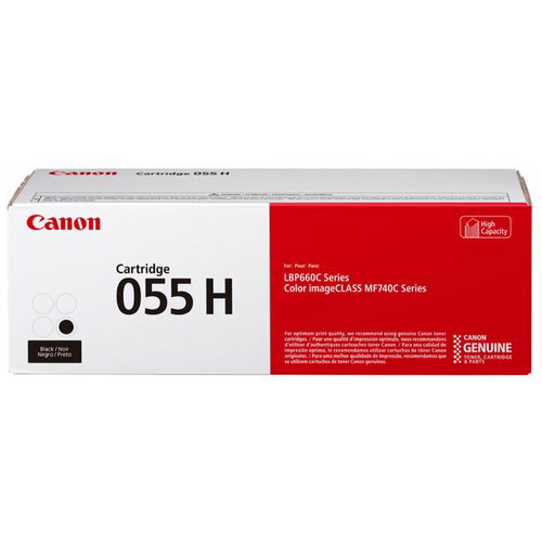 Картридж лазерный Canon 055 H BK 3020C002 черный (7600стр.)