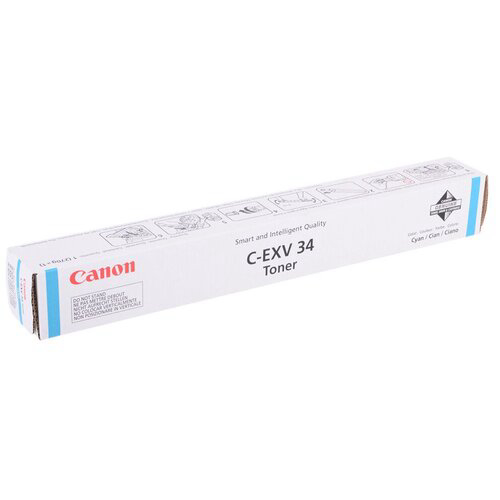 Тонер Canon C-EXV34 3783B002 голубой туба для копира iR C2020/C2025/C2030/C2220/C2225/C2230