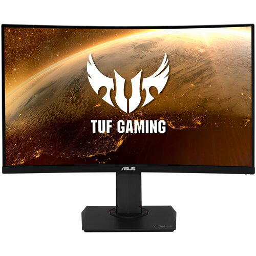 Монитор ASUS TUF Gaming VG32VQR Curved HDR 31.5" VA WQHD (2560x1440) Monitor, 400cd/?, 178°/ 178°, 165Hz, 1ms (MPRT), DisplayHDR 400, HDMI*2+DP, black