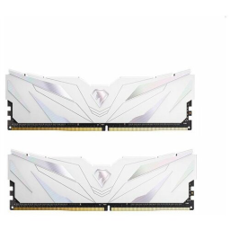 Модуль памяти DDR4 Netac Shadow II 32GB (2x16GB) 3200MHz CL16 1.35V / NTSWD4P32DP-32W / White / with radiator