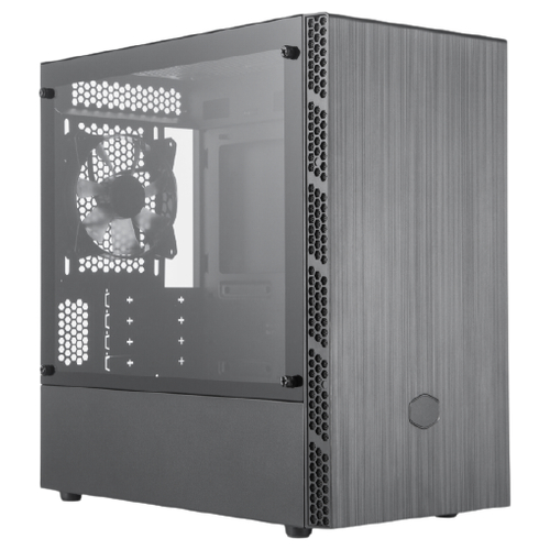 Корпус Cooler Master  MB400L, 2xUSB3.0, 1x120 Fan, w/o PSU, w/o ODD, TG, Black, mATX