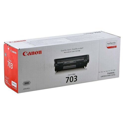 Картридж лазерный Canon 703 7616A005 черный (2000стр.) для Canon LBP-2900/3000