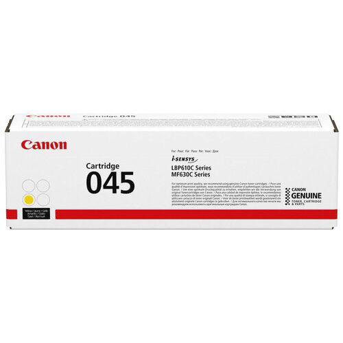 Картридж лазерный Canon 045 Y 1239C002 желтый (1300стр.) для Canon i-SENSYS MF630