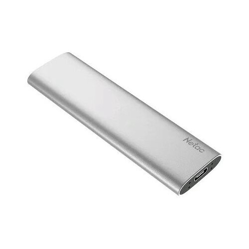 Внешний SSD накопитель 2000 ГБ Netac Z SLIM [USB 3.2 Gen2 (3.1 Gen2) Type-C, чтение - 550 Мбайт/сек]