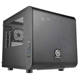 Корпус Thermaltake Core V1 черный без БП miniITX 1x200mm 2xUSB3.0 audio bott PSU