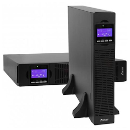 UPS POWERMAN Online 2000 RT, LCD, dual conversion, 2000ВА, 1800W, 8 outlets IEC 60320 C13, short circuit protection, pulsed bursts of network overload, discharge and overcharge of the battery. RJ11 / RJ45, USB, RS232, SNMP, EPO. Certificates: ISO 900