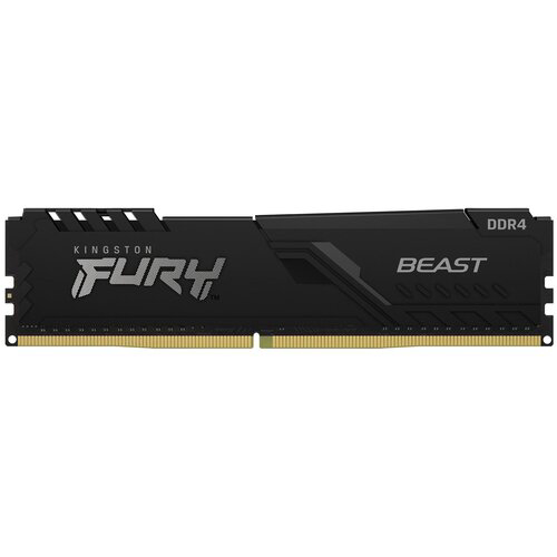 Оперативная память Kingston FURY Beast Black (KF437C19BB1/16)16 ГБ/DDR4, 16 ГБx1 шт, 3733 МГц