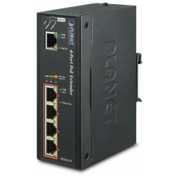 PoE расширитель PLANET 1-Port 60W Ultra PoE to 4-Port 802.3af/at Gigabit PoE Extender