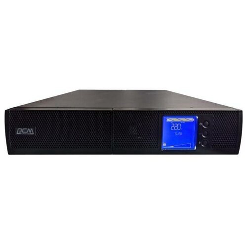 UPS PowerCom SENTINEL SNT-3000 {On-Line, 3000VA / 3000W, Rack/Tower, IEC, LCD, RS-232/USB, SmartSlot}