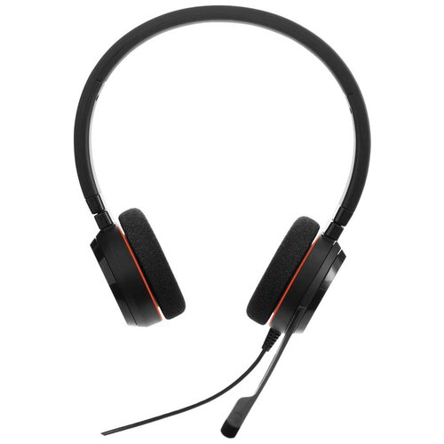 Наушники Jabra Evolve 20 MS Stereo [накладные, закрытые, 150-7000 Гц, каб. 2.15м, разъем USB, черные]