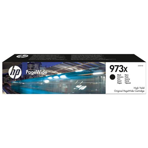 Картридж струйный HP 973XL L0S07AE черный (10000стр.) для HP PW Pro 477dw/452dw