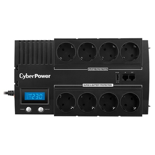 UPS Line-Interactive CyberPower BR1000ELCD 1000VA/600W USB/RJ11/45 (4+4 EURO)