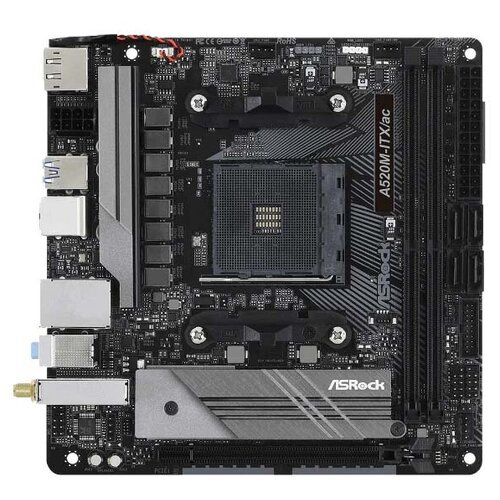 Материнская плата AMD A520 SAM4 MITX A520M-ITX/AC ASROCK