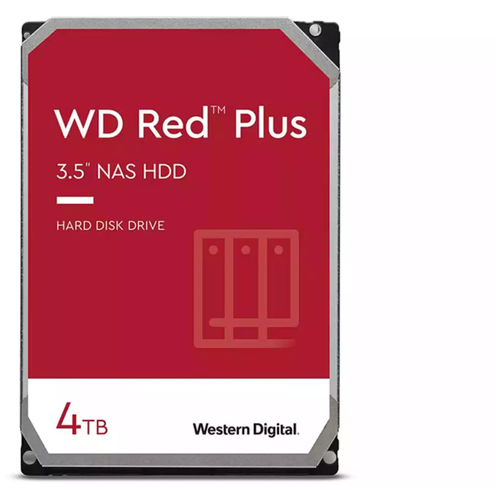 Жесткий диск WD Original SATA-III 4Tb WD40EFZX NAS Red Plus (5400rpm) 128Mb 3.5"