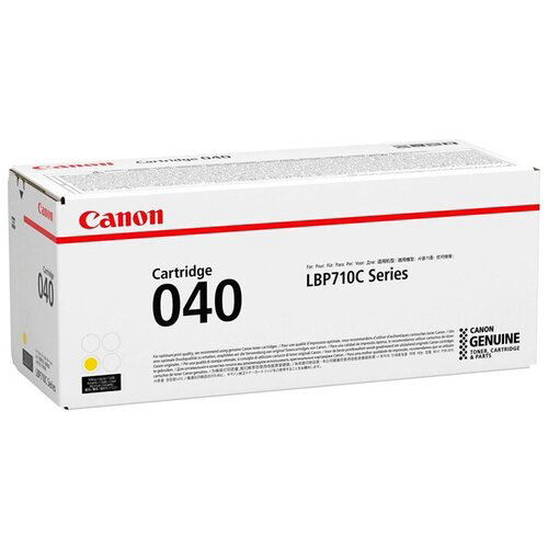 Картридж лазерный Canon 040Y 0454C001 желтый (5400стр.) для Canon LBP-710/712