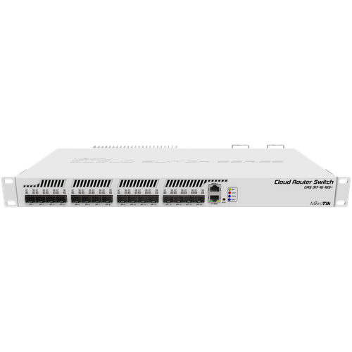 Сетевой коммутатор MIKROTIK Type L3 Стойка 1x10Base-T / 100Base-TX / 1000Base-T 16xSFP+ 1xRJ45 CRS317-1G-16S+RM