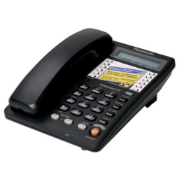 Телефон проводной Panasonic KX-TS2365RUB черный