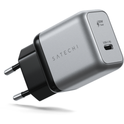 Сетевое зарядное устройство Satechi 30Вт, USB type-C, PD, серый (ST-UC30WCM-EU)