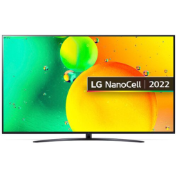 Телевизор LG 65NANO766QA, 65", Ultra HD 4K, синяя сажа