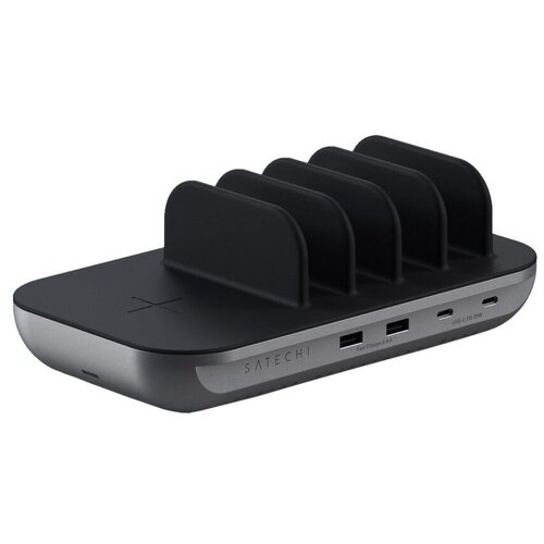 Зарядная станция Satechi Dock5 Multi-Device Charging Station with Wireless Charging.