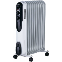 Масляный радиатор NeoClima NC-9309, белый/черный