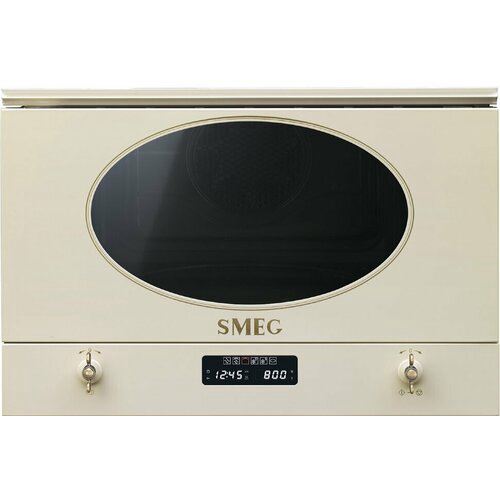 Микроволновая печь встраиваемая Smeg MP822NPO, кремовый