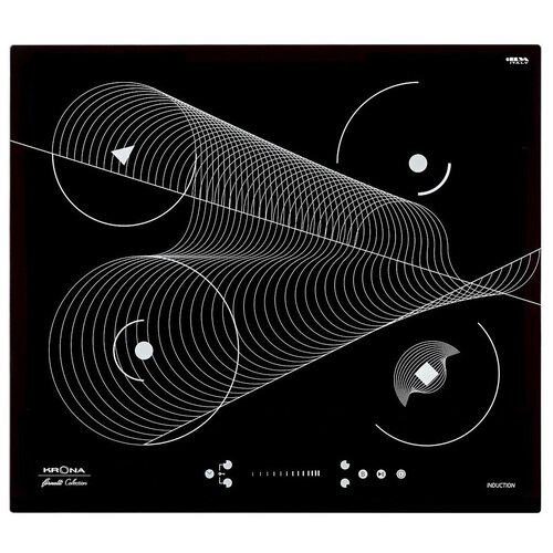 Индукционная варочная поверхность KRONA MERIDIANA 60 BL [ст-керамика, конф.:4 шт, инд.-4, черный]