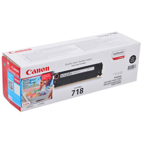 Картридж лазерный Canon 718BK 2662B005 черный x2упак. (6800стр.) для Canon LBP7200/MF8330/8350