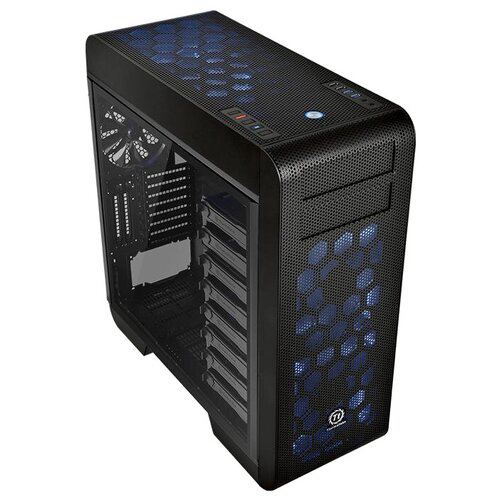 Корпус Thermaltake Core V71 TG черный без БП ATX 2x200mm 2xUSB2.0 2xUSB3.0 audio bott PSU