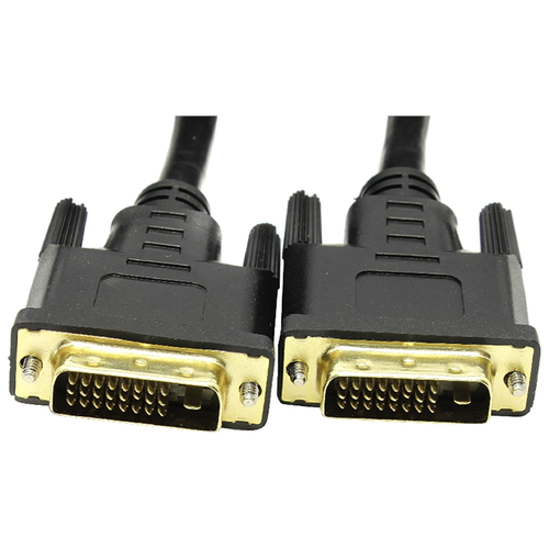 Кабель DVI-D (M) - DVI-D (M), 5m, VCOM Dual Link; Черный