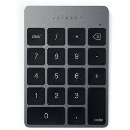 Беспроводной цифровой блок клавиатуры Satechi Aluminum Slim Keypad Numpad. Цвет серый космос.