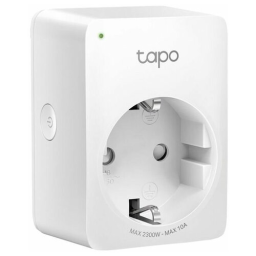 Tapo P100(1-pack) Tapo умная мини-розетка P100, 220–240 В, 50/60 Гц, стандарты Wi-Fi 802.11b/g/n, встроенный Bluetooth 4.2, один индикатор состояния, одна кнопка питания, ра